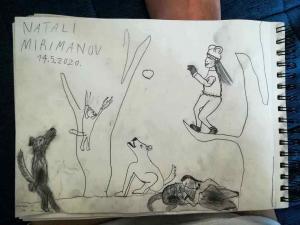 Натали Мириманов, 8 година-Зимско игралиште за псе-, Нови Сад